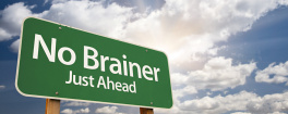 No brainer just ahead